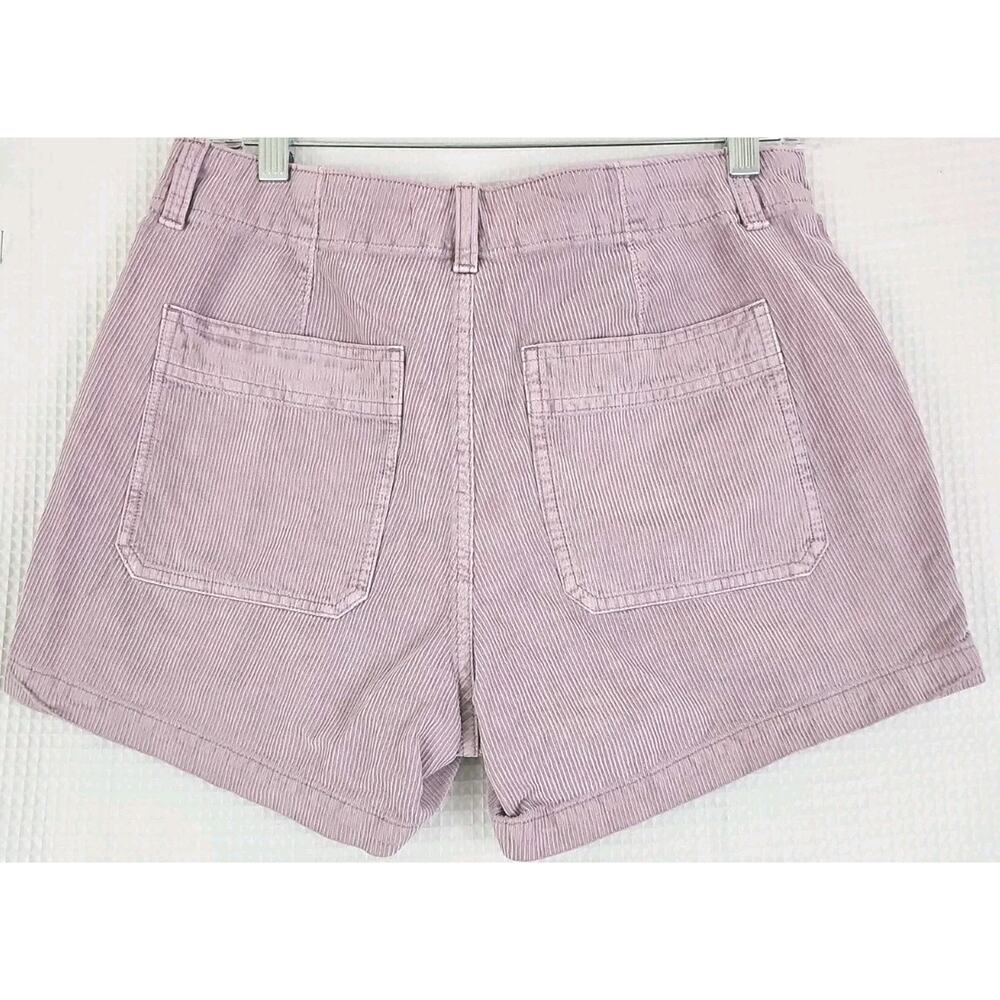 Outerknown ~Woman 27~Seventyseven Cord Shorts Bronze Light Purple Utility Cotton - Picture 11 of 13